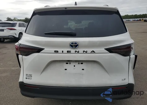 2025 Toyota Sienna Le из США, поврежденный, VIN 5TDBRKEC7SS261686